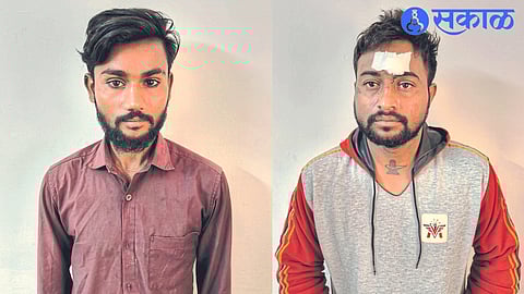 Arrested suspects Rakesh Sapkale and Gopal Patil
