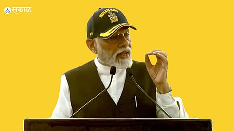 Narendra Modi : ''नौदलाच्या गणवेशावर आता शिवरायांची राजमुद्रा'', पंतप्रधान मोदींकडून दोन मोठ्या घोषणा