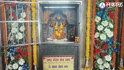 Kal Bhairavnath jayanti celebration at Saptashrungi gad nashik news