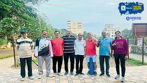 Bajaj Allianz Pune Half Marathon 2023 sakal senior citizen vinaya malusare