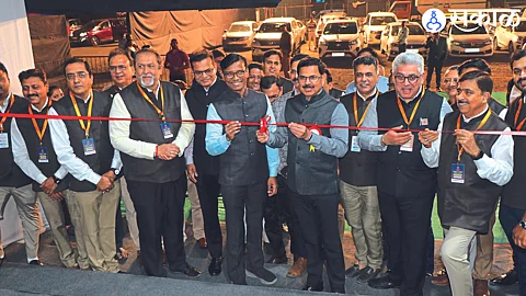 Inaugurating Naredco Homethon Exhibition, Divisional Commissioner Radhakrishna Game and others