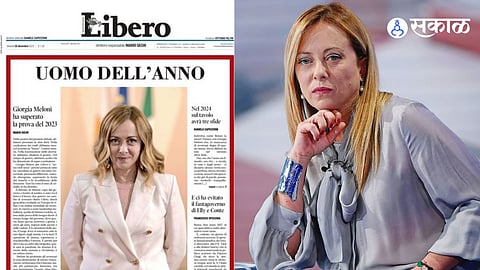 Giorgia Meloni named man of the year by daily women rights activists denounce