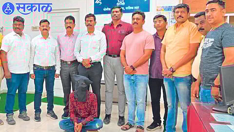 A team of Unit One of the City Crime Branch after arresting a fugitive suspect in the MD drugs case.