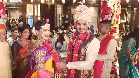 marriage of cricketer tushar deshpande of csk ipl cricket mumbai