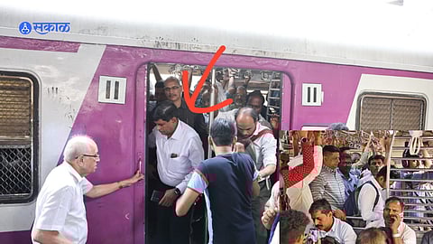 Railway: रेल्वे महाव्यवस्थापक झाले पक्के मुंबईकर; गर्दीतून अचानक प्रवास !