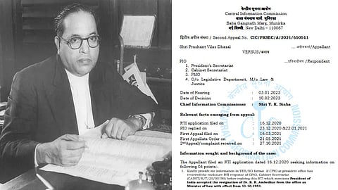 Babasaheb Ambedkar Law Minister