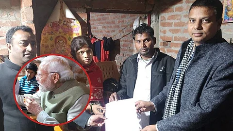 ayodhya beneficiary meera got ayushman card by up government after pm modi meeting marathi news