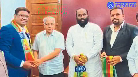 NCP Nitin Mohite join Vanchit Bahujan Aghadi with supporters nashik news