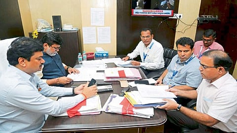 karjat midc cancelled uday samant pategaon gram panchayat oppose land searching order