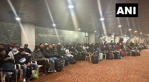 Flight with Indians held in France over human trafficking lands in Mumbai