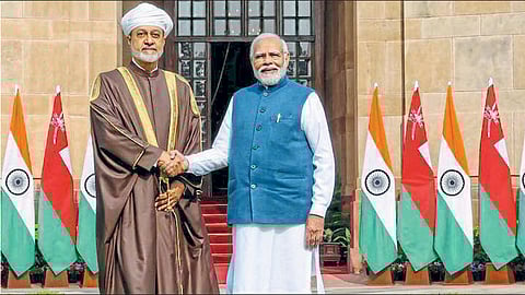 haitham bin tariq and narendra modi