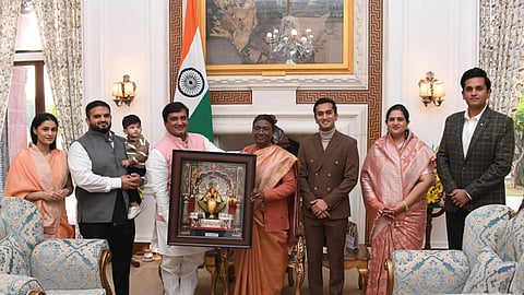 draupadi murmu and mp dhananjay mahadik