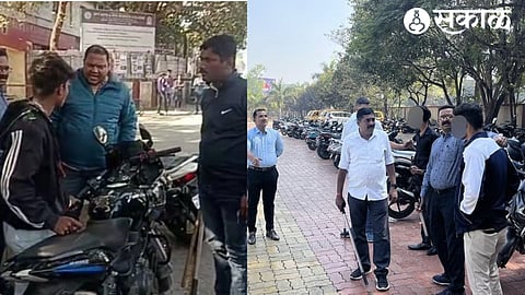 Nashik The anti-gang squad of the city crime branch while inquiring youths in city colleges