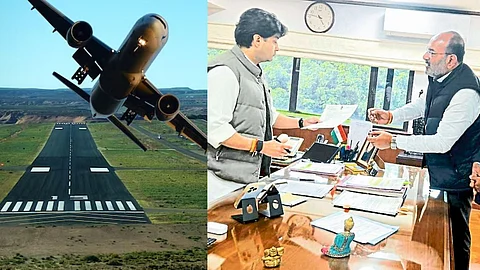 MP Sanjay Patil met Minister Jyotiraditya Scindia Regarding Sangli Airport