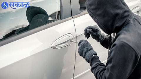 thief stole 2 lakh from car and keep 50 thousand nashik news