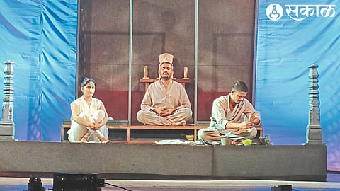 Scenes from the play 'Sharanam Shanti'...