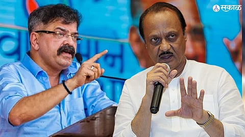 Jitendra Awhad Vs Ajit Pawar