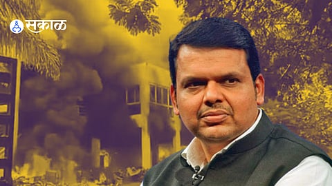 Devendra Fadnavis on beed Violence MLA sandeep kshirsagar house burn Case maratha reservation