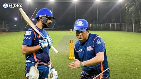 After Rohit Sharma Leaves As Mumbai Indians Captain, Sachin Tendulkar Part Ways As Mentor marathi news