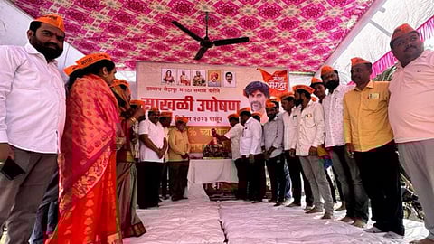 Chain Hunger Strike Maratha Community Karad