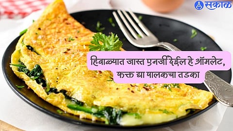 Palak Omelette Recipe