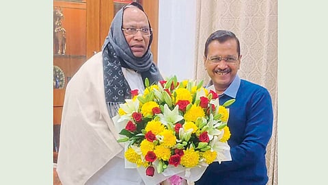 Mallikarjun Kharge and Arvind Kejriwal