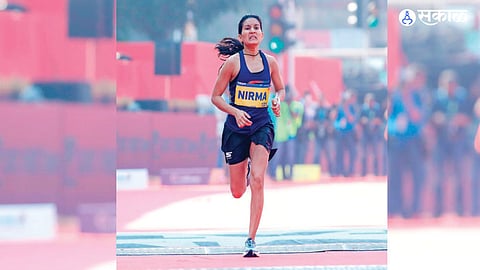 mumbai marathon gujarat women nirmaben thakor rank 1st full marathon 2 hr 47m 11s