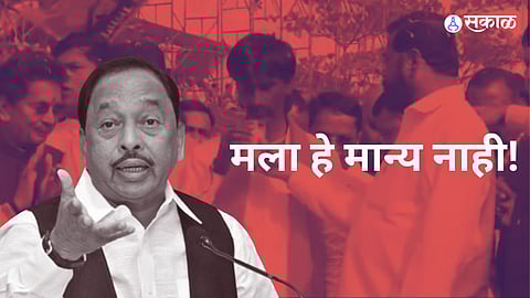 Eknath Shinde on narayan rane