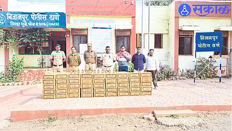 Liquor seized by the police