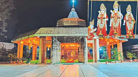 Ram Mandir in Rajarambapu Sugar Factory area sangli
