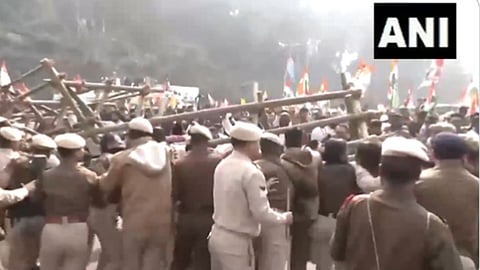clash broke out between Police and Congress workers in Assam Guwahati Bharat Jodo Nyay Yatra