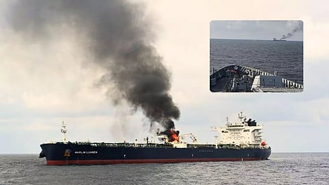 'एडन'च्या खाडीत मर्चंट शिपवरील हल्ल्यानंतर भारतीय नौदल अॅक्शन मोडमध्ये; 'आयएनएस विशाखापट्टणम्' तैनात