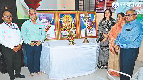 Jayashree Patil while inaugurating the pre-organization program of Sahitya Samelan
