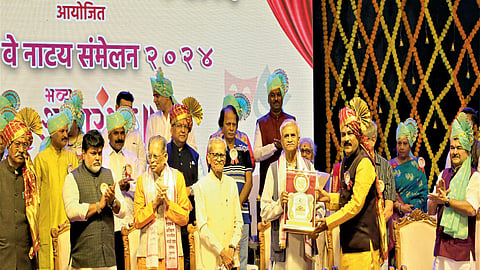 akhil bharatiya marathi 100th natya sammelan senior artist president post dispute uday samant