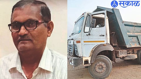 Deceased Kamlakar Patil, same dumper with no number was taken away from spot