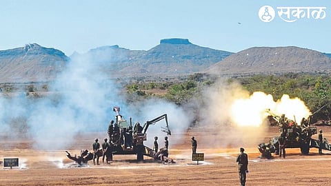 Ongoing presentation of guns at the School of Artillery