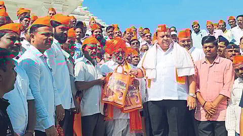Kagal Ram Mandir Darshan Hasan Mushrif