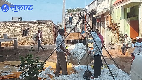 While the purchase of Cotton Village is in progress.