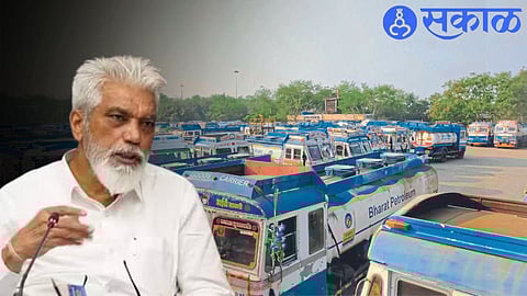 Dada Bhuse & Nashik Truck Drivers Strike