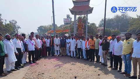 Maratha Andolan Victory mangalvedha