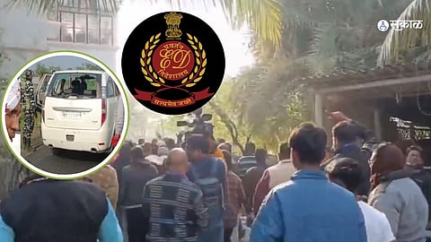mob surrounded and attacked vehicles of ED and central armed paramilitary forces West in Bengal