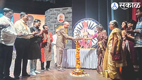 While inaugurating the Devagiri Short Film Festival, Vice-Chancellor Dr. V. L. Maheshwari.