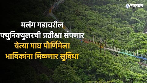 Dombivli : मच्छिंद्रनाथांचे समाधीस्थान असलेल्या मलंग गडावरील फ्युनिक्युलरची प्रतीक्षा संपणार येत्या माघ पौर्णिमेला भाविकांना मिळणार सुविधा