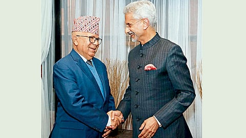 s jaishankar and madhavrao nepal