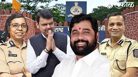 Chief Minister Eknath Shinde, Deputy Chief Minister Devendra Fadnavis, Director General Rashmi Shukla, Police Commissioner Sandeep Karnik