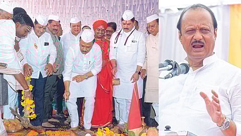 Ajit Pawar Sabha Surgishwar Matha Nool Gadhinglaj