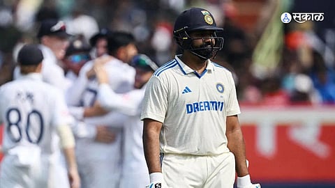 shoaib bashir 1st wicket debut rohit sharma