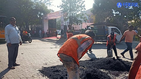 kalyan potholes kdmc