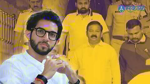 Aditya Thackeray on Ganpat Gaikwad Firing criticize CM Shinde BJP Govt latest political news