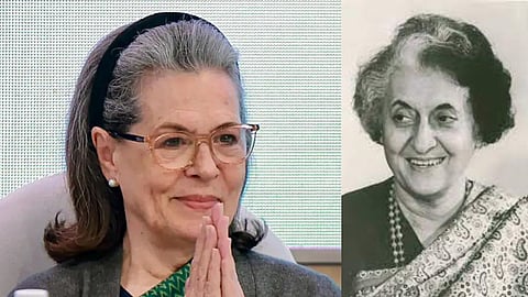 Sonia Gandhi Indira Gandhi